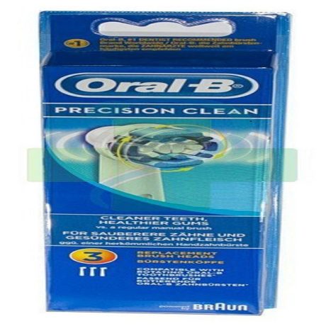 Recambio cepillo electrico oral-b precision clean 3ud.